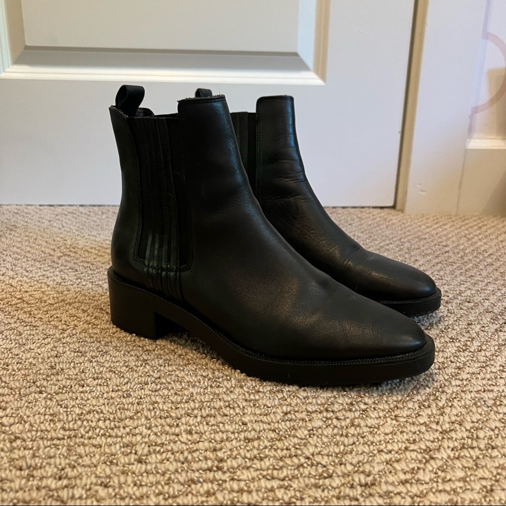 Zara black Chelsea boots